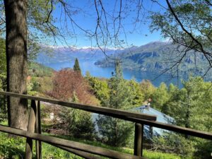 Bellagio, villa con vista lago
