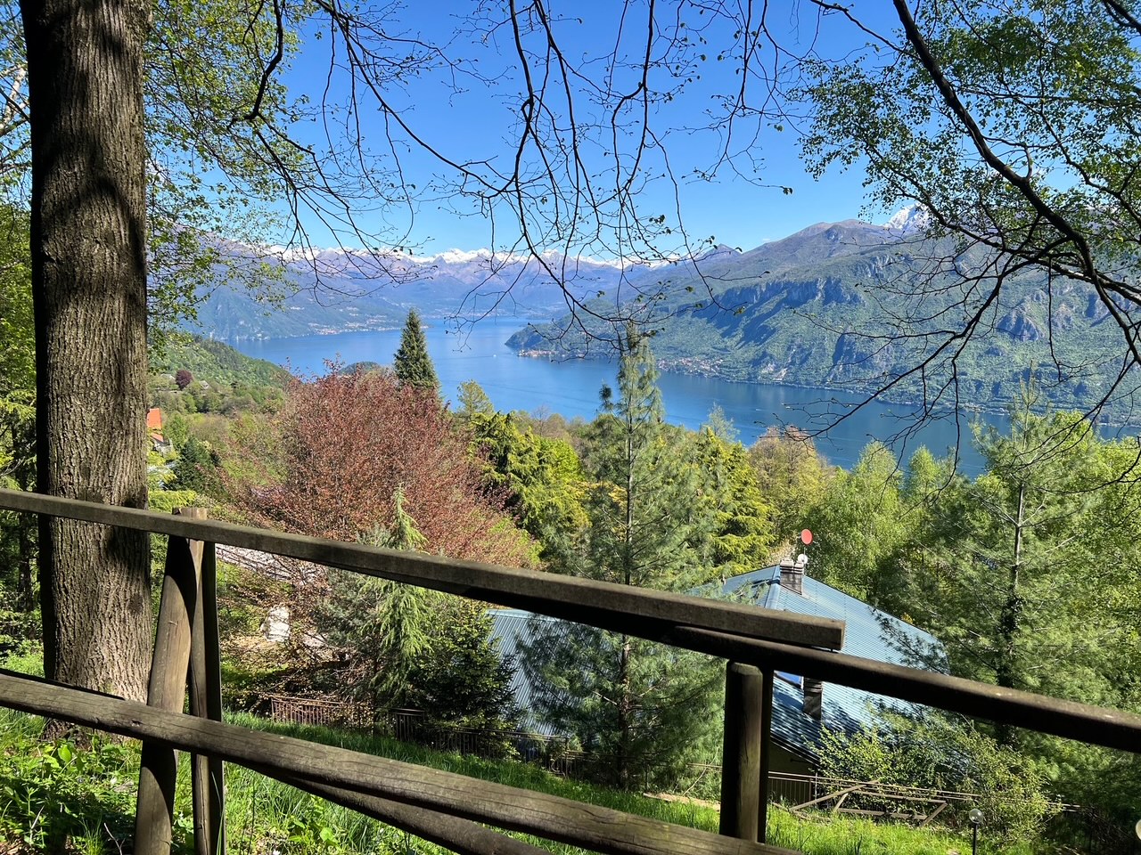 Bellagio, villa con vista lago