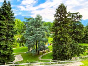 Bellagio, spacious apartment with private garden and two parking spaces